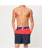 Short  de bain Gex Syn Wov bleu/rouge/bleu marine