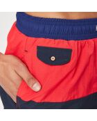 Short  de bain Gex Syn Wov bleu/rouge/bleu marine