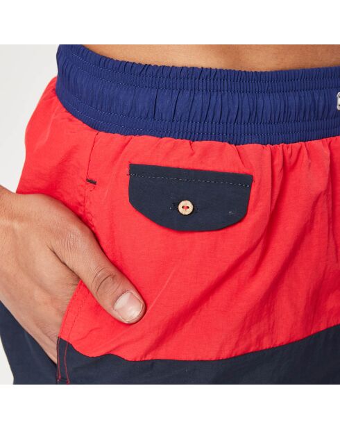 Short  de bain Gex Syn Wov bleu/rouge/bleu marine