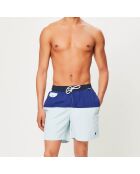 Short de bain Gex Syn Wov noir/bleu/bleu ciel