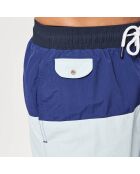 Short de bain Gex Syn Wov noir/bleu/bleu ciel