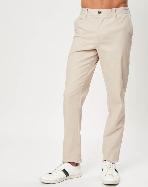 Pantalon chino Brix beige