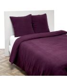 Housse de couette 100% Lin lavé Viti violette