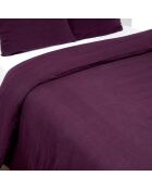 Housse de couette 100% Lin lavé Viti violette