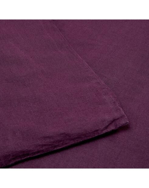 Housse de couette 100% Lin lavé Viti violette