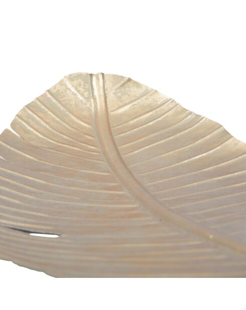 Decorazione a foglia Gold Glam - 55x18x2 cm