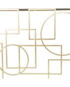 Console Marie doré/noir - 81x120x41 cm