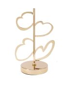 Lampe de chevet Glam noir/doré - D.30x54.5 cm