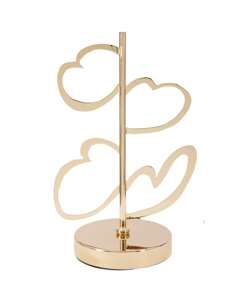 Lampe de chevet Glam noir/doré - D.30x54.5 cm