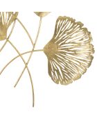 Décoration murale Iris dorée - 101x75x5.5 cm