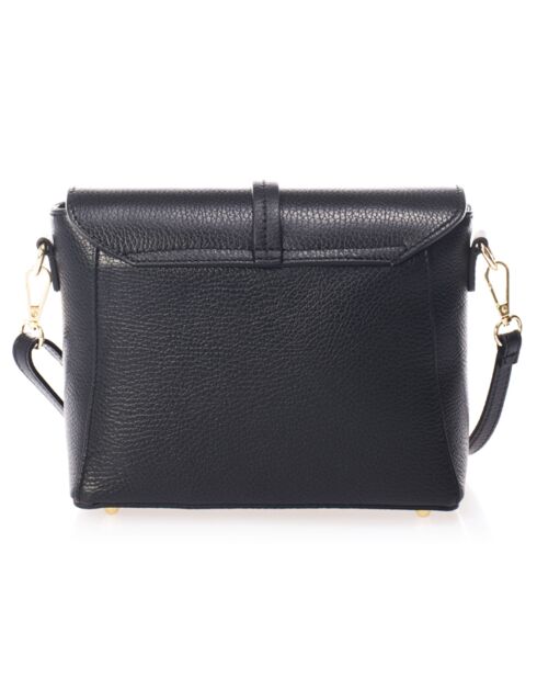 Adore Schultertasche aus schwarzem Leder - 25x8x19 cm