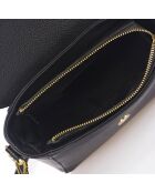 Bandolera Adore de piel negra - 25x8x19 cm