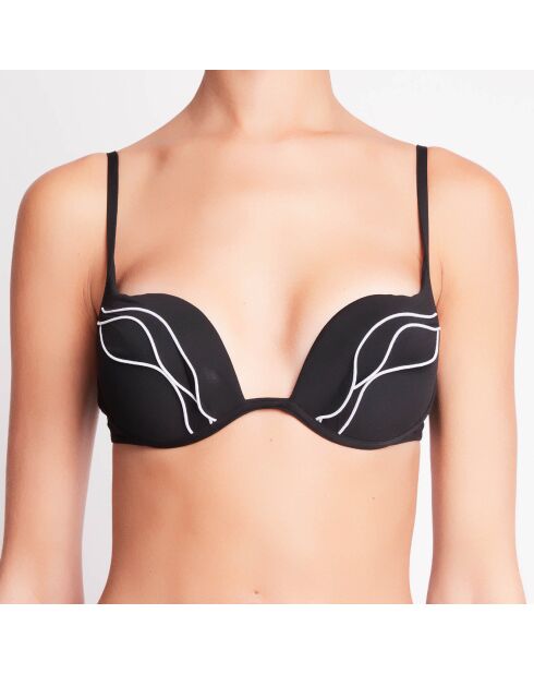 Waves zwarte push-up bikinitop