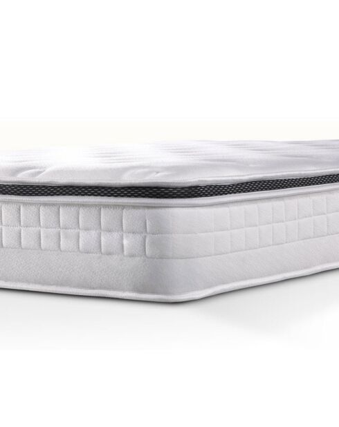 Ensemble Privilège Matelas Mémoire de forme 5 zones & Sommier noir - 160x200 cm