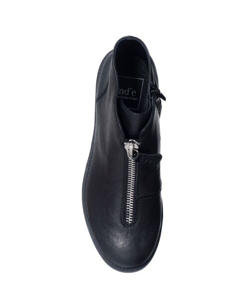 Boots en Cuir Wam noires