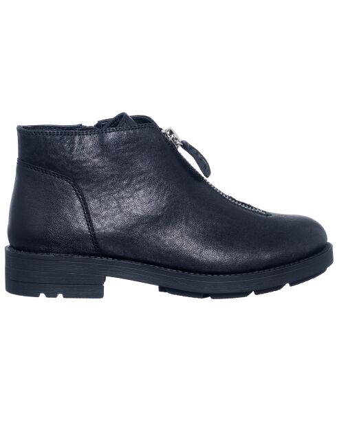 Boots en Cuir Wam noires