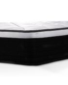 Ensemble Suite Matelas Ressorts ensachés à mémoire de forme 5 zones & Sommier noir - 160x200 cm