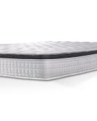 Ensemble Supérieur Matelas Mémoire de forme 3 zones & Sommier noir - 90x190 cm