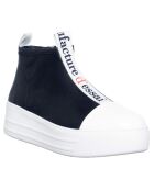 Boots en Cuir Pam noires - Talon 4.5 cm