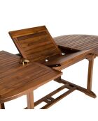 Table ovale extensible Maeva Bois Huilé - 180/240x100x75 cm