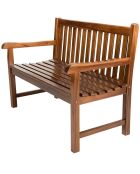 Banc java Maeva Bois Huilé - 120x64x90 cm