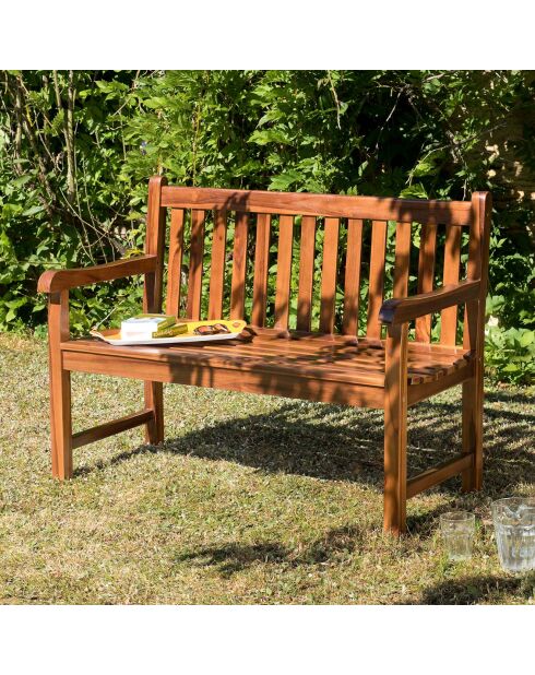 Banc java Maeva Bois Huilé - 120x64x90 cm