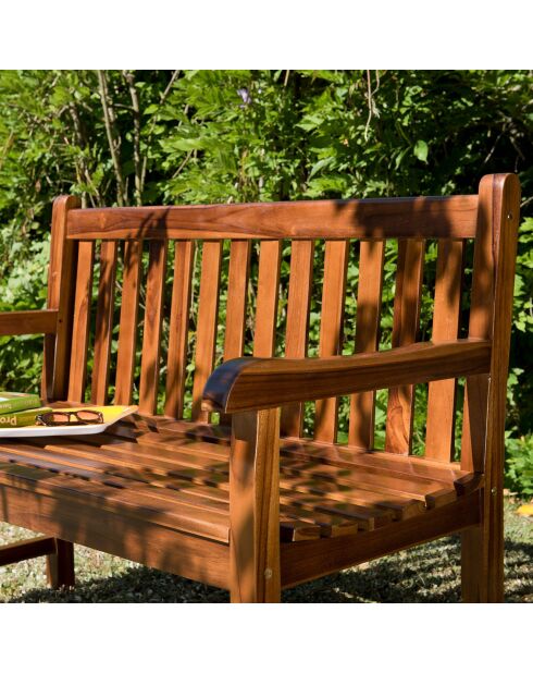 Banc java Maeva Bois Huilé - 120x64x90 cm