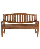 Banc ovale Maeva Bois Huilé - 150x65x95 cm