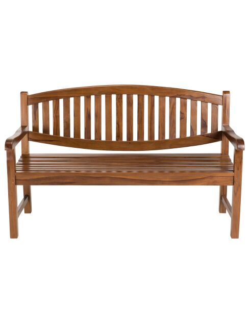 Maeva ovale bank geolied hout - 150x65x95 cm