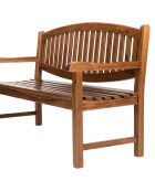 Banc ovale Maeva Bois Huilé - 150x65x95 cm