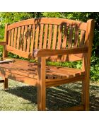 Banc ovale Maeva Bois Huilé - 150x65x95 cm