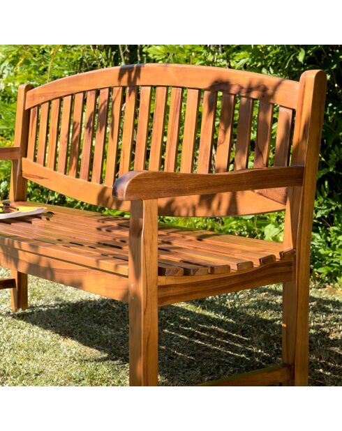 Banc ovale Maeva Bois Huilé - 150x65x95 cm