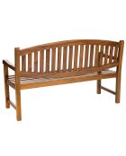 Banc ovale Maeva Bois Huilé - 150x65x95 cm
