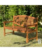 Banc ovale Maeva Bois Huilé - 150x65x95 cm