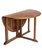 Table papillon Maeva Bois Huilé - 120x120x75 cm
