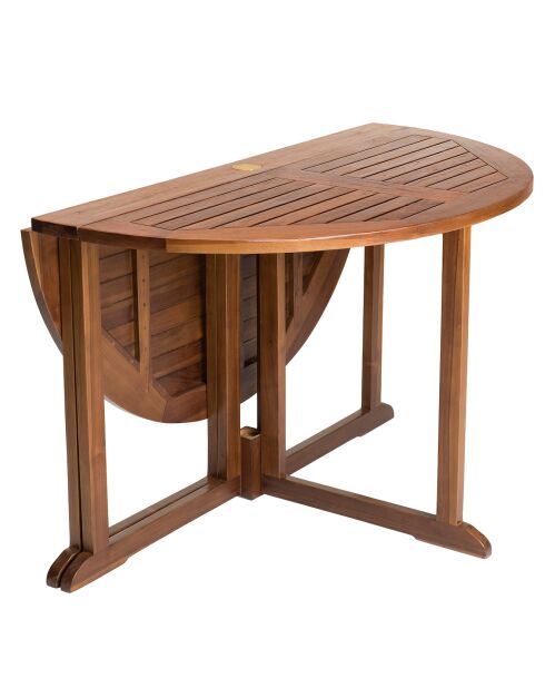 Tavolo Maeva Butterfly - Legno oliato - 120x120x75 cm