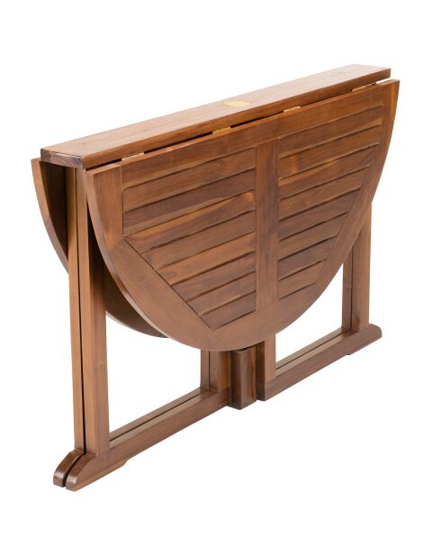 Table papillon Maeva Bois Huilé - 120x120x75 cm