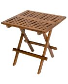 Table pique-nique carrée Maeva Bois Huilé - 50x50x50 cm