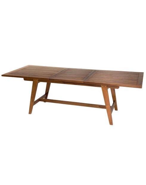 Table rectangulaire extensible Maeva Bois Huilé - 180/240x100x75 cm