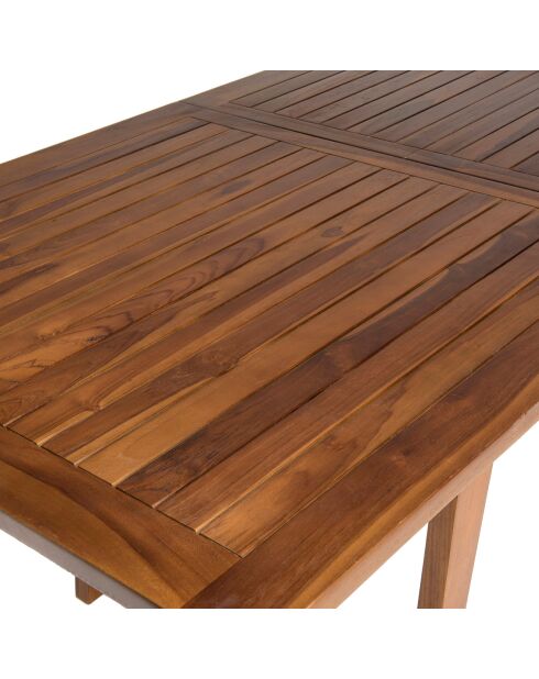 Table rectangulaire extensible Maeva Bois Huilé - 180/240x100x75 cm