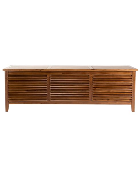 Coffre de piscine en bois de Teck huilé Maeva Bois Huilé - 200x57x65 cm