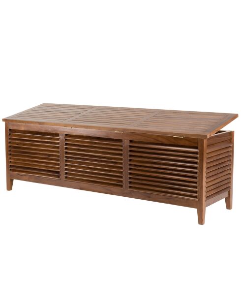 Coffre de piscine en bois de Teck huilé Maeva Bois Huilé - 200x57x65 cm