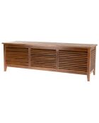 Coffre de piscine en bois de Teck huilé Maeva Bois Huilé - 200x57x65 cm