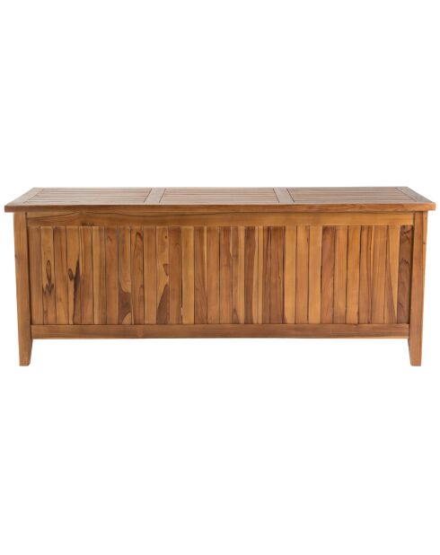 Coffre de piscine en bois de Teck huilé Maeva Bois Huilé - 165x57x65 cm
