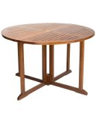 Ensemble Table Papillon & 4 chaises Maeva Bois Huilé