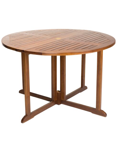 Maeva Set aus geöltem Holz mit Schmetterlingstisch und 4 Stühlen