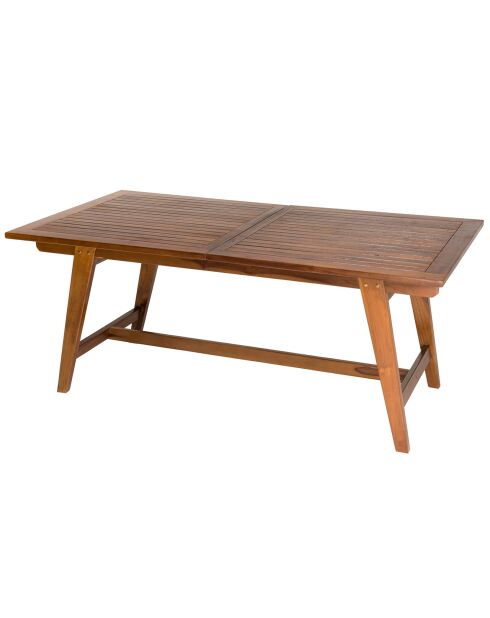 Ensemble Table Scandi rectangulaire & 6 chaises Maeva Bois Huilé