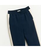 Pantalon droit Adison bleu marine