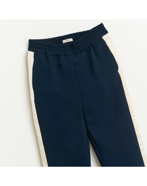 Pantalon droit Adison bleu marine