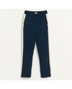 Pantalon droit Adison bleu marine